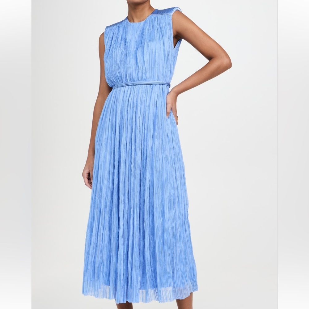 Aje Solstice Pleated Midi Dress